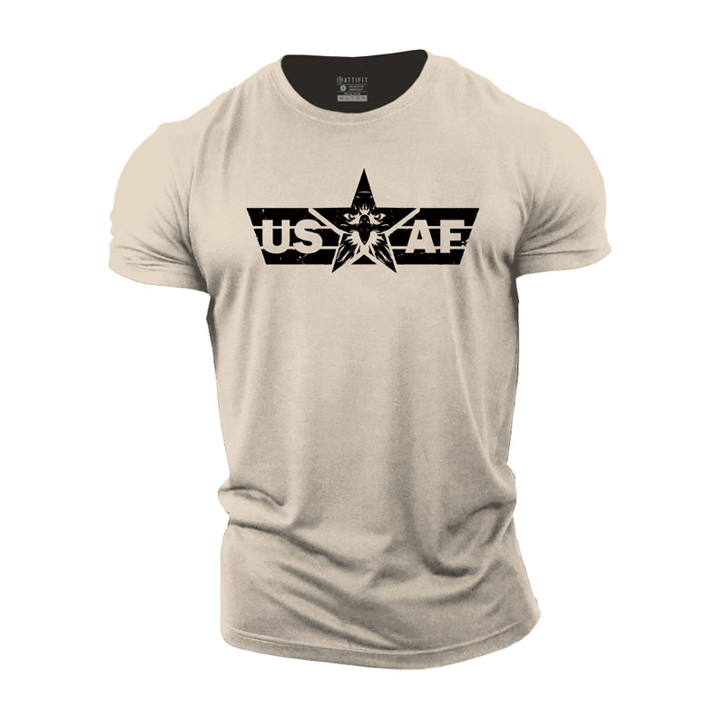 Cotton USAF Graphic Men's T-shirts