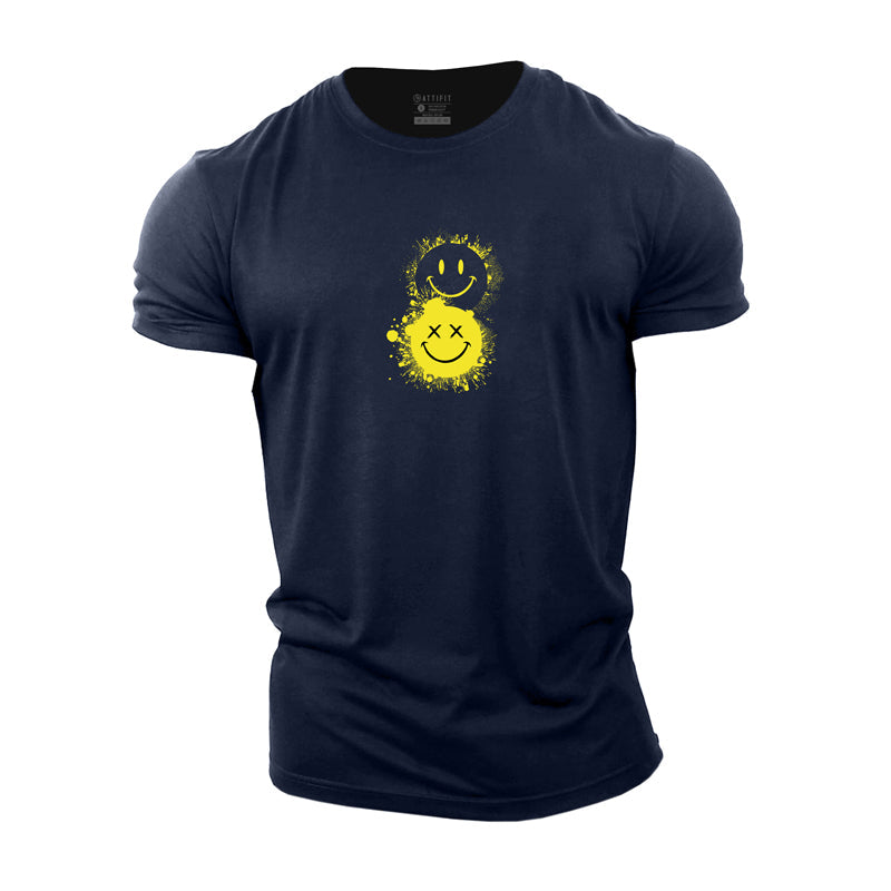 Grinning Face Cotton T-Shirt