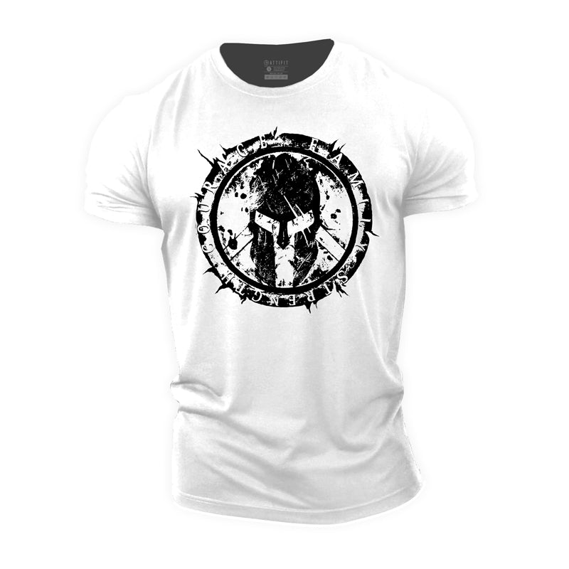 Cotton Spartan Graphic Men's T-shirts