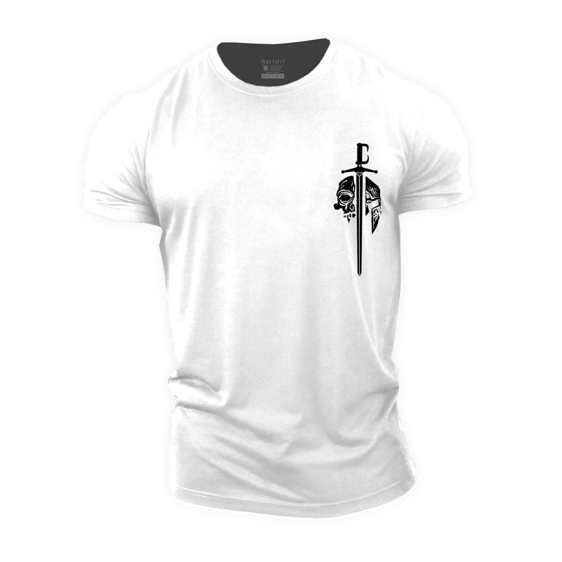 Skull Spartan Cotton T-Shirt