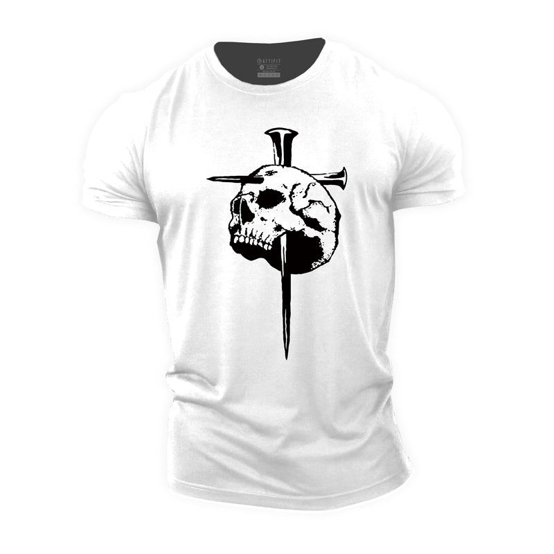 Skull Cross Cotton T-Shirt