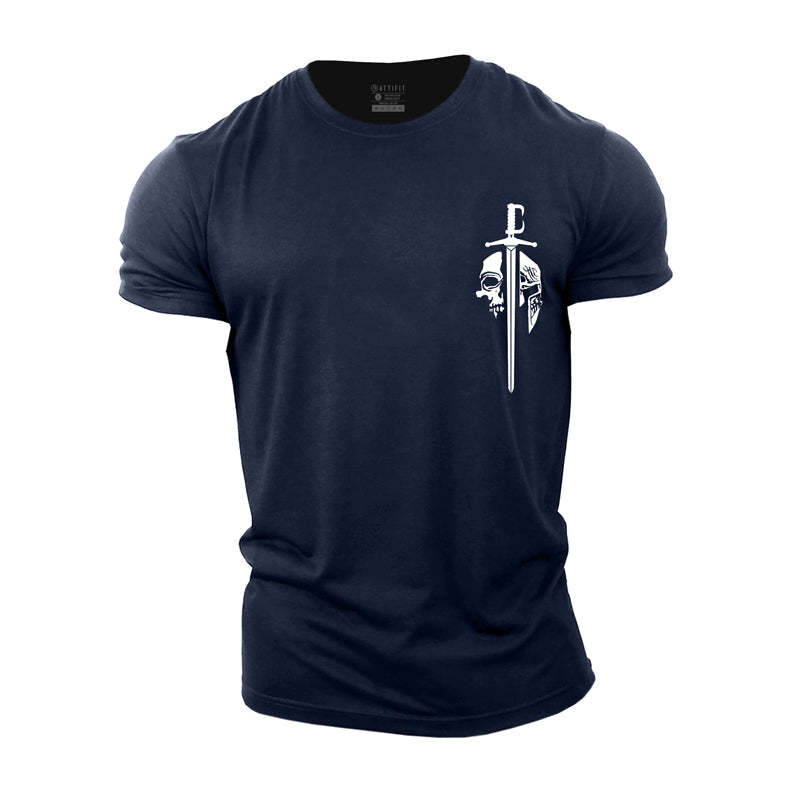 Skull Spartan Cotton T-Shirt