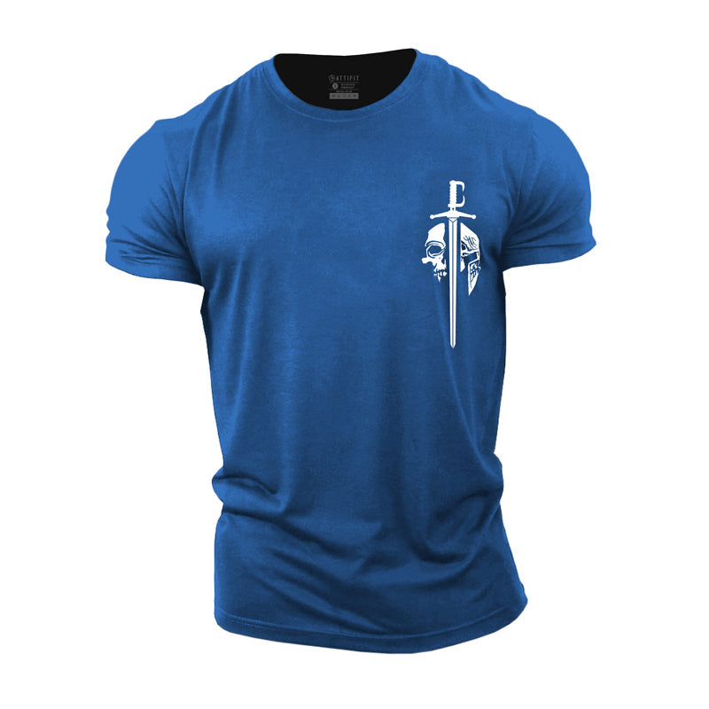 Skull Spartan Cotton T-Shirt