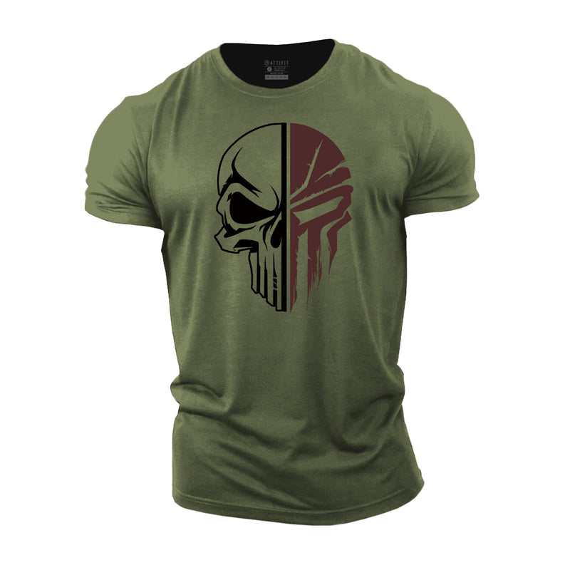 Skeleton Spartan Cotton T-Shirt