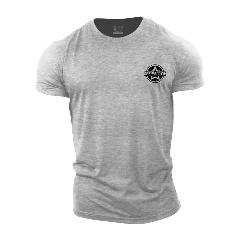 Cotton US ARMY Graphic Men's T-shirts