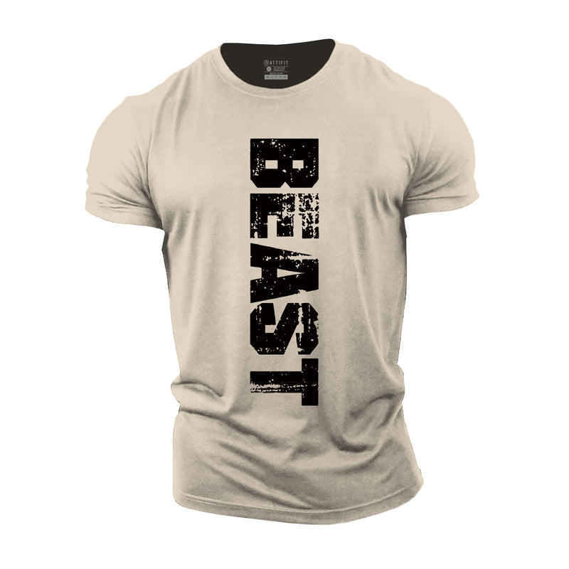 Cotton Beast Graphic Men's T-shirts