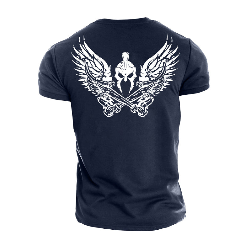 Cotton Spartan Graphic Men's T-shirts