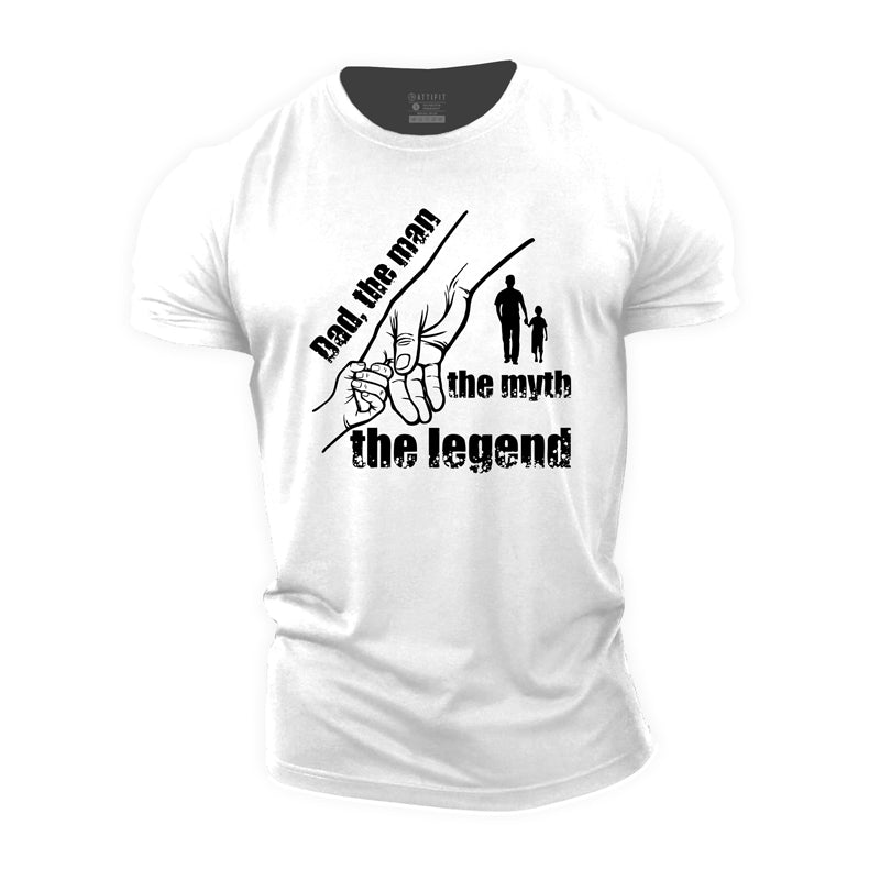 Dad The Legend Cotton T-Shirt