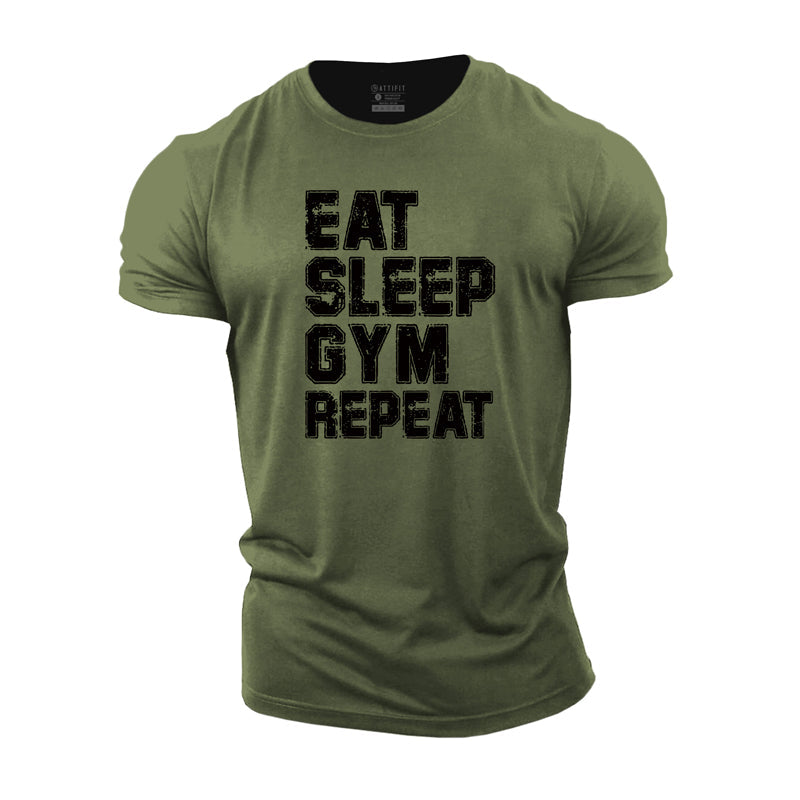 Cotton Gym Repeat Men's Fitness T-shirts