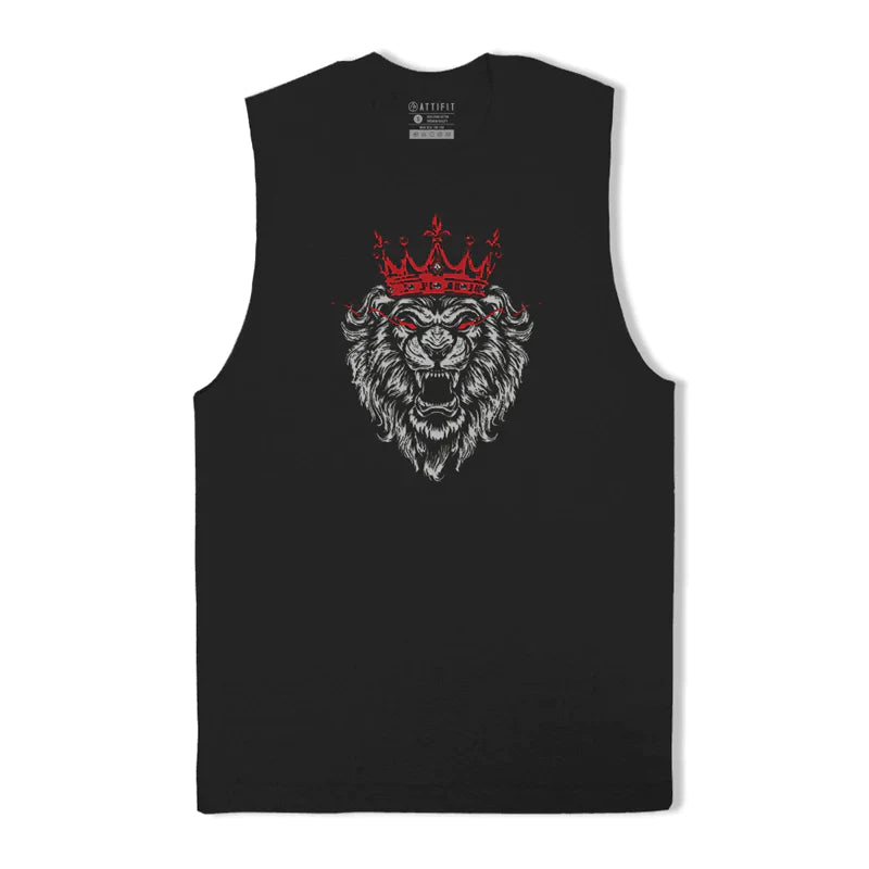 Cotton Lion King Graphic Tank Top