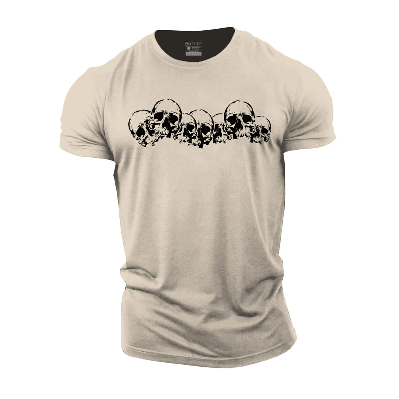 Skulls Cotton T-Shirt