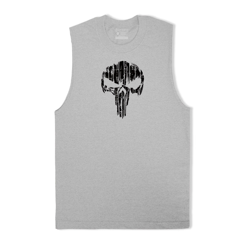 Cotton Skull Workout Tank Top