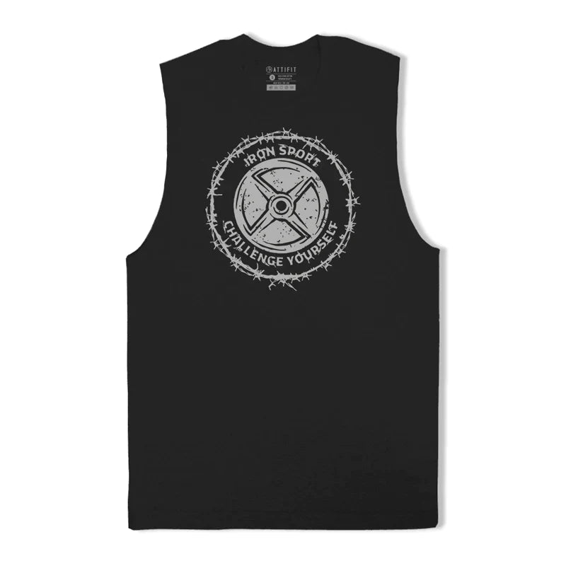 Cotton Iron Sport Men's Tank Top