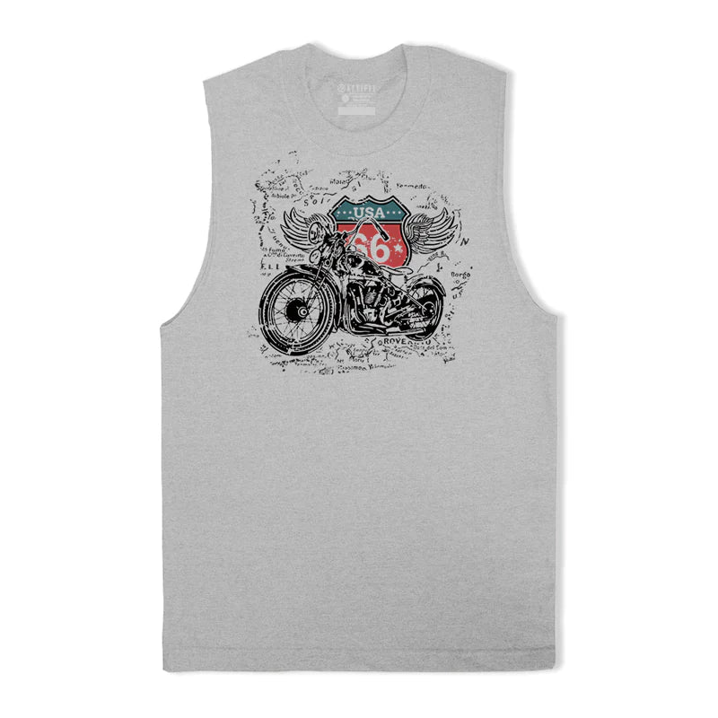 Cotton USA 66 Road Men's Tank Top