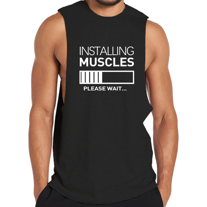 Cotton Muscle Loading Workout Tank Top