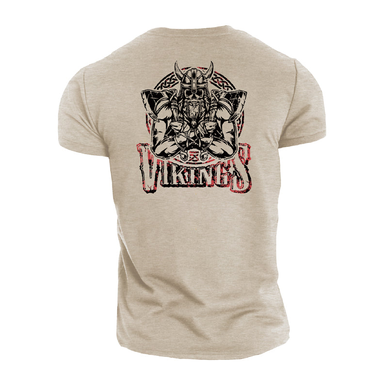 Cotton Men's Vikings T-shirts