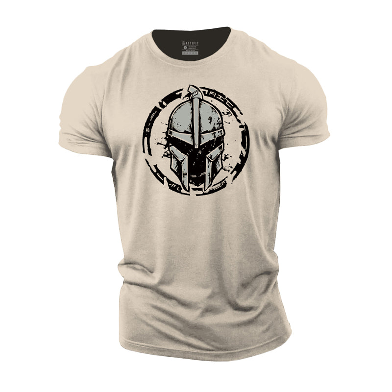 Spartan Helmet Cotton T-Shirt