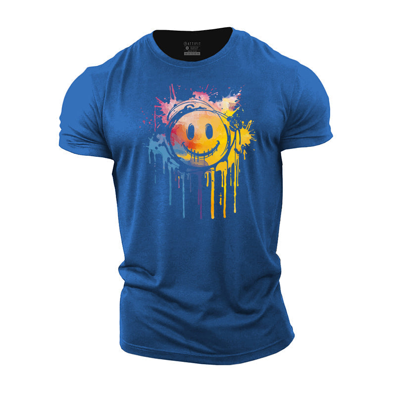 Gleeful Expression Cotton T-Shirt