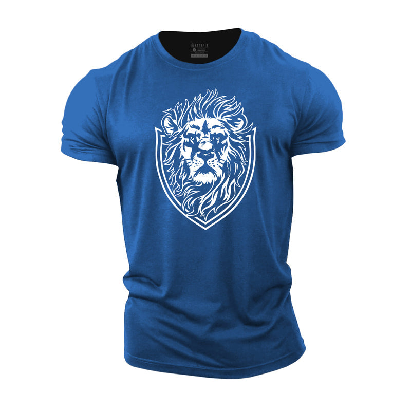 Cotton Lion's Strength Graphic Men's T-shirts