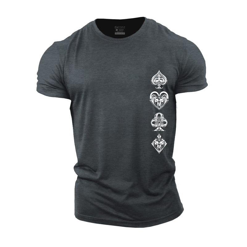 Cotton Poker Graphic Men's T-shirts