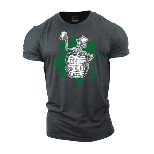 Cotton Celebrate St.Patrick's Day Graphic Men's T-shirts