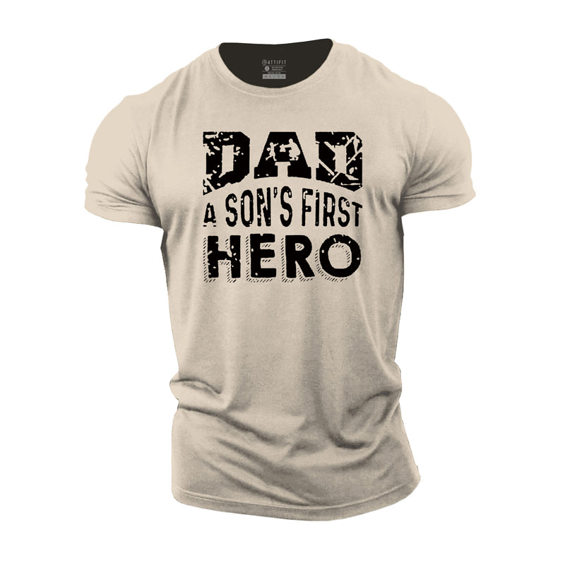 Dad Hero Cotton T-Shirt