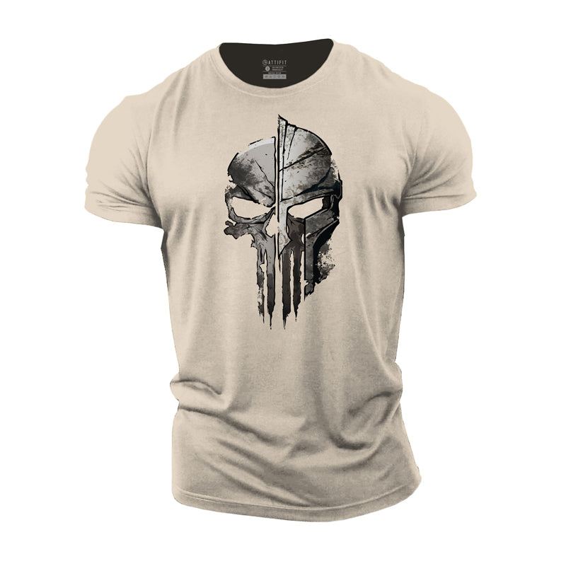 Skeleton Spartan Cotton T-Shirt