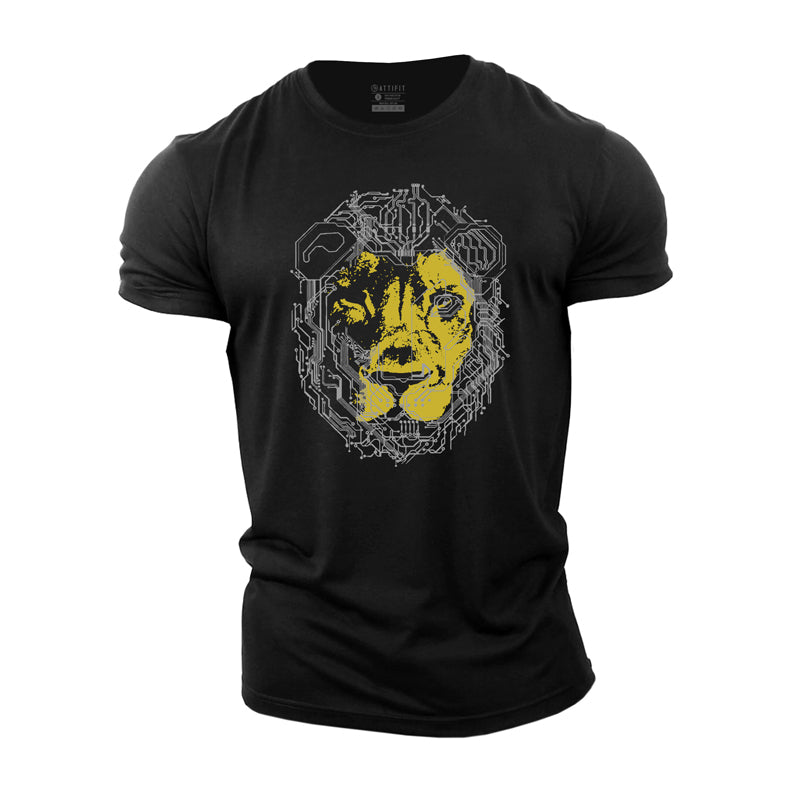 Cotton Lion Graphic Men's T-shirts