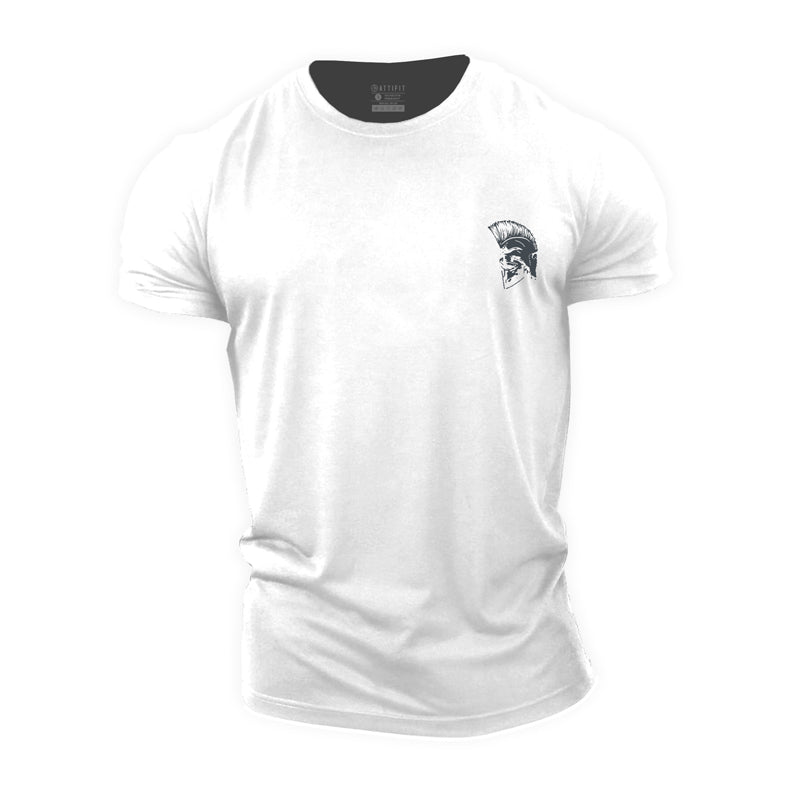 Cotton Spartan Graphic Workout Men's T-shirts