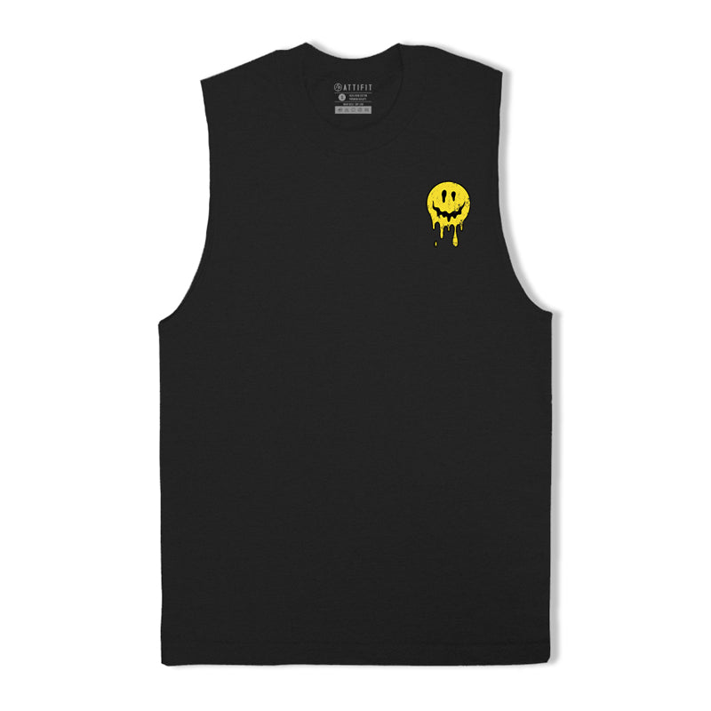 Cotton Smile Graphic Men's Tank Top