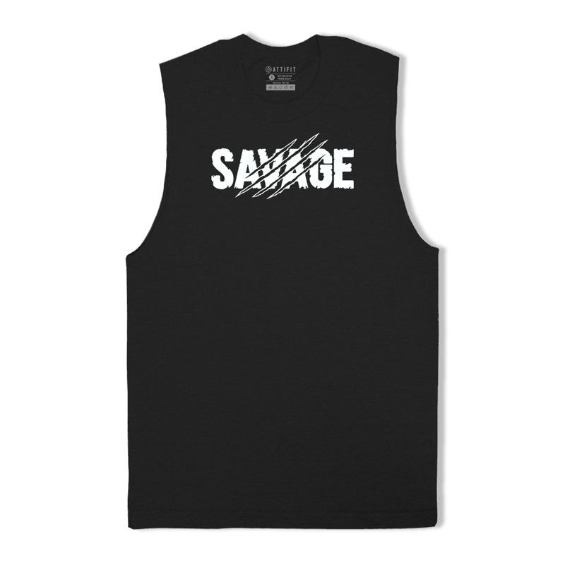 Cotton Savage Graphic Men's Tank Top