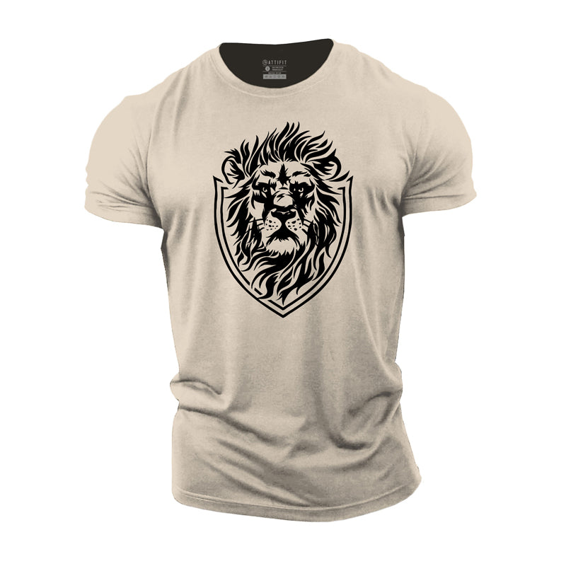 Cotton Lion's Strength Graphic Men's T-shirts