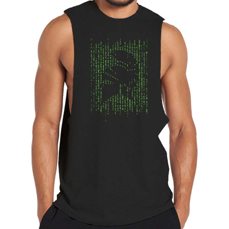 Cotton Spartan Silhouette Men's Tank Top