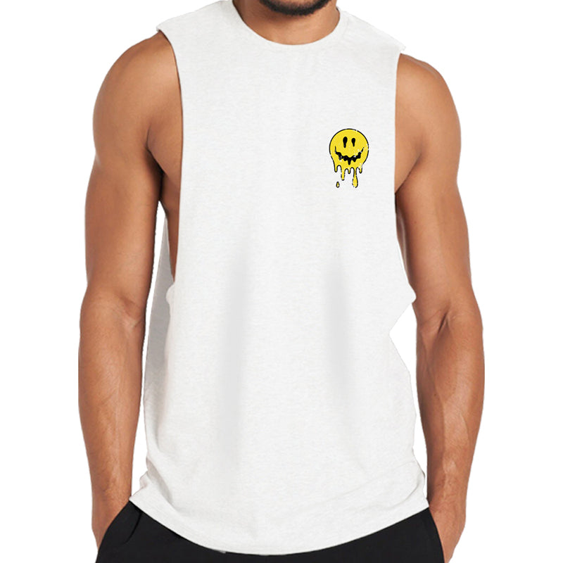 Cotton Smile Graphic Men's Tank Top