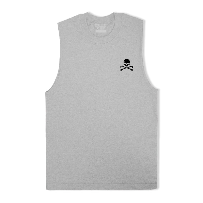 Cotton Skull Crossbones Workout Tank Top