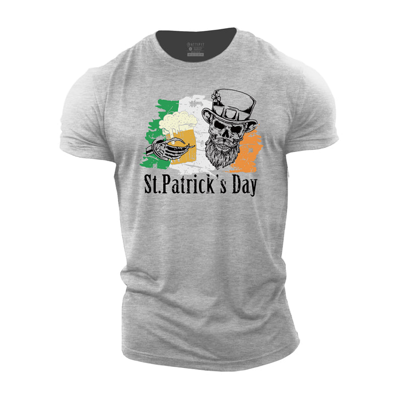 Cotton St. Patrick's Day Graphic Men's T-shirts