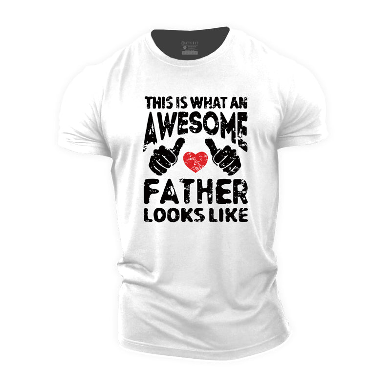 Awesome Father Cotton T-Shirt