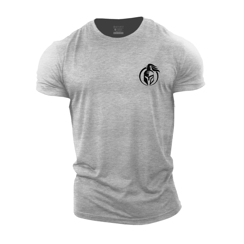 Cotton Men's Spartan Graphic T-shirts