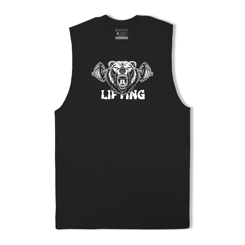 Cotton Lifting Graphic Men's Tank Top