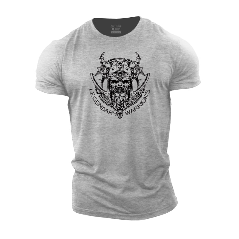 Cotton Legendary Warriors Graphic Men's T-shirts