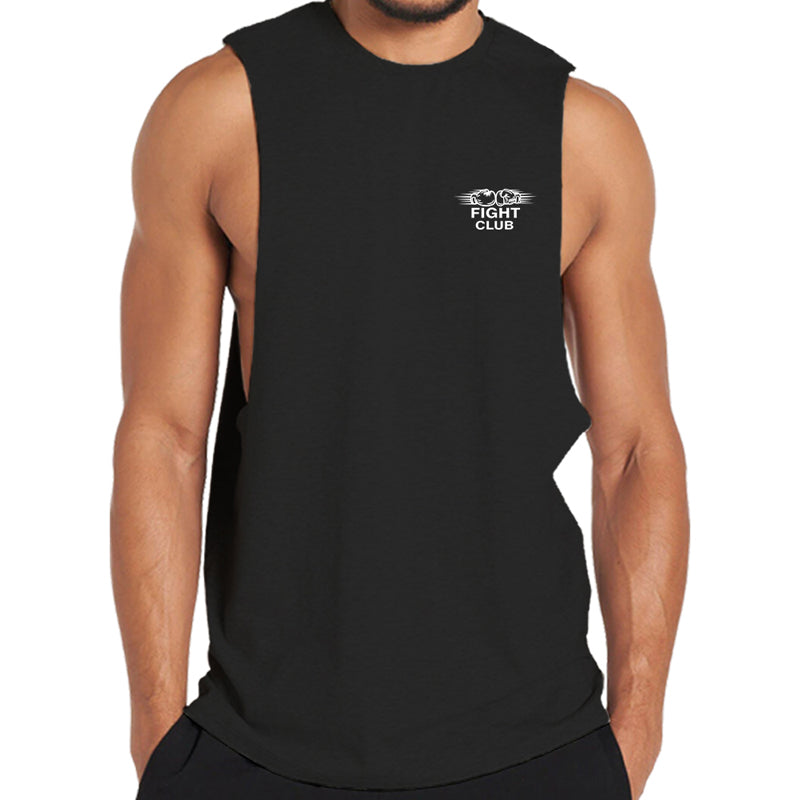 Cotton Fight Club Graphic Men's Tank Top