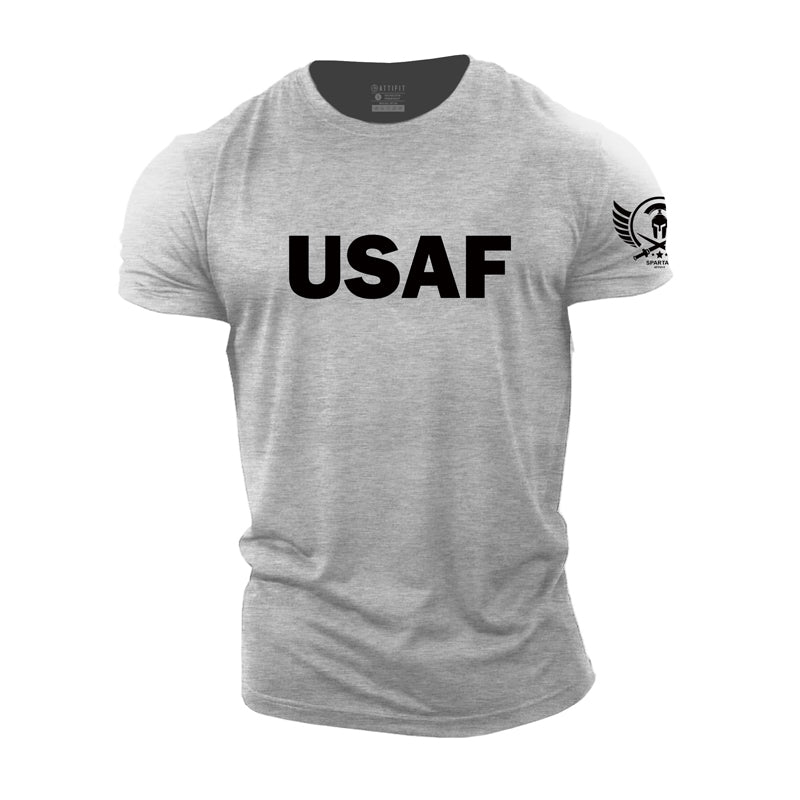 Cotton USAF Graphic Men's T-shirts