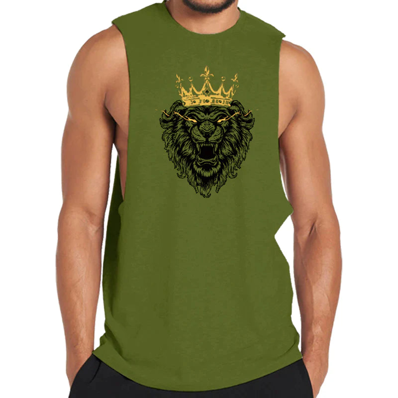 Cotton Lion King Graphic Tank Top