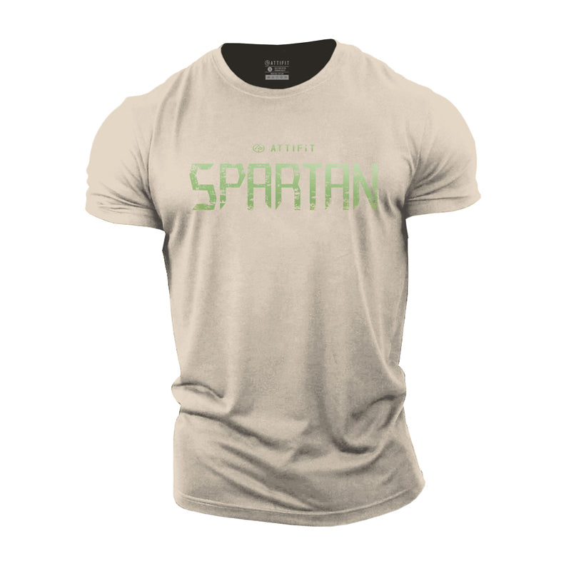 Cotton Spartan Graphic T-shirts