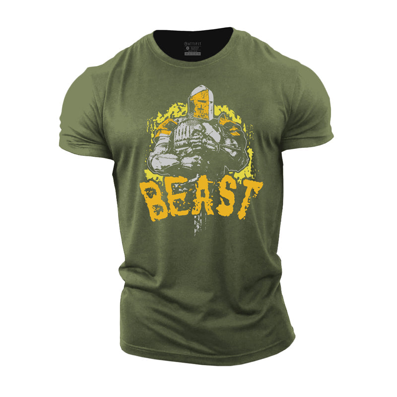 Cotton Beast Graphic Men's T-shirts