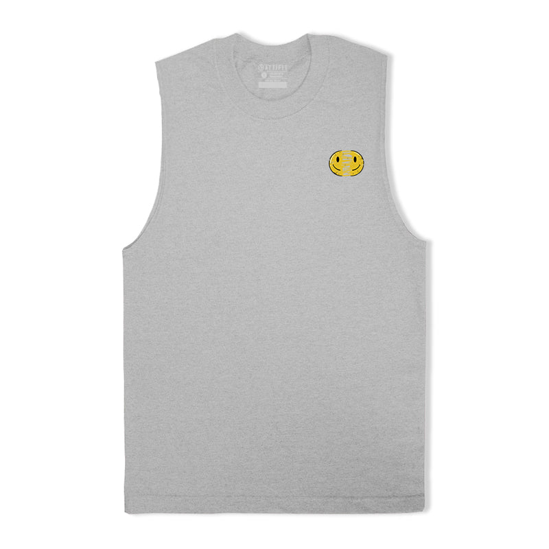 Cotton Smiley Face Men's Tank Top