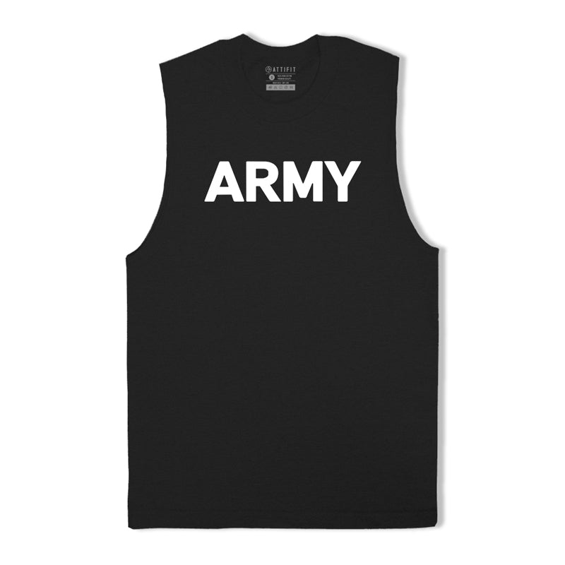 Cotton Army Workout Tank Top