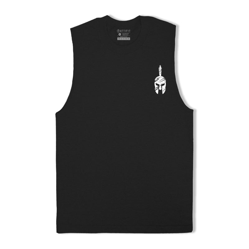 Cotton Spartan Graphic Tank Top