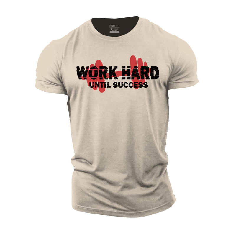 Work Hard Cotton T-Shirt