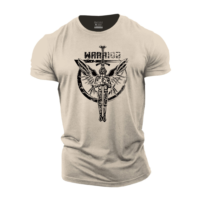 Cotton Warriors Graphic Fitness T-shirts